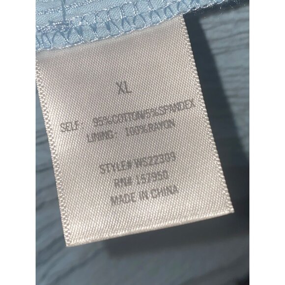 NWT Mi Ami from Francesca’s Jessie Bow Back Peplum Blouse Size XL - Picture 5 of 7